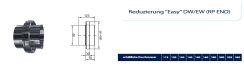 Edelstahlschornstein Doppelwandig Übergang / Adapter EW-DW 113 mm 0,8 mm