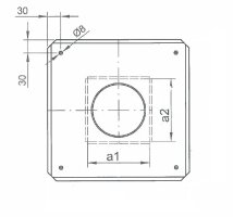 Einwandige Kaminerhöhung DN 113 mm Höhe 500 mm 0,6 mm Einschub rund